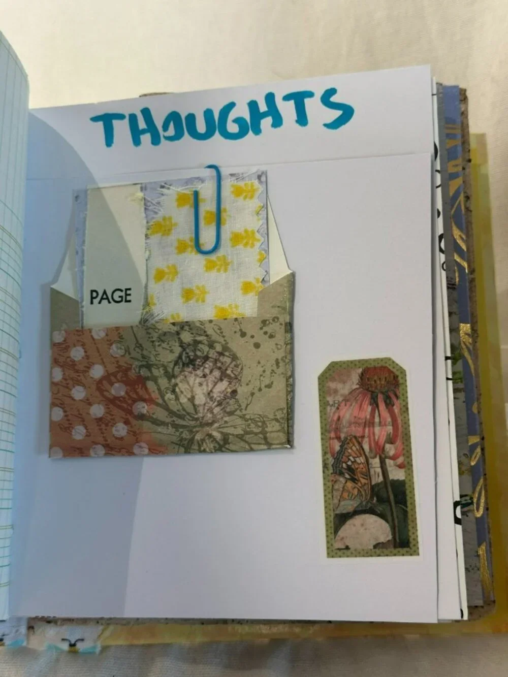 Junk Journal OOAK  Scrapbooking Writing Etc Upcycled Book Inner Child Creativity